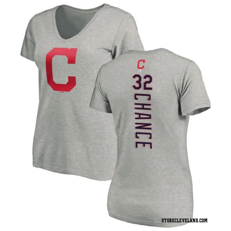 Ash Women's Dean Chance Cleveland Guardians Backer Slim Fit T-Shirt